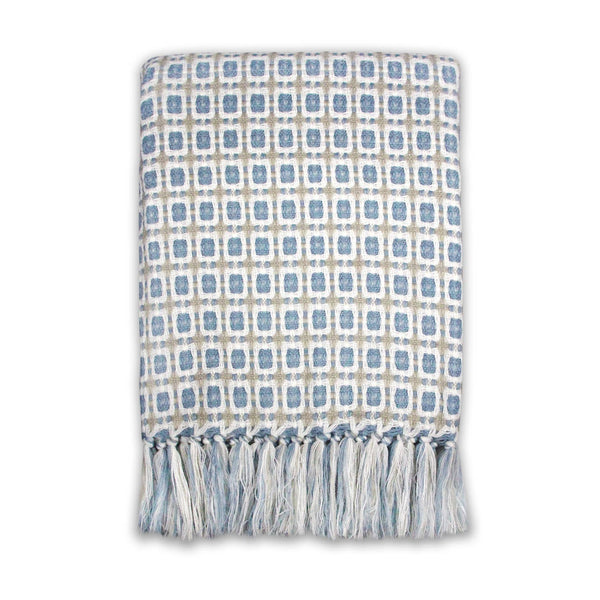 Anni powder blue throw – 125 x 150 cm
