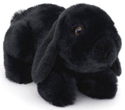Peluche Lapin Bélier, couché (noir) Uni Toys