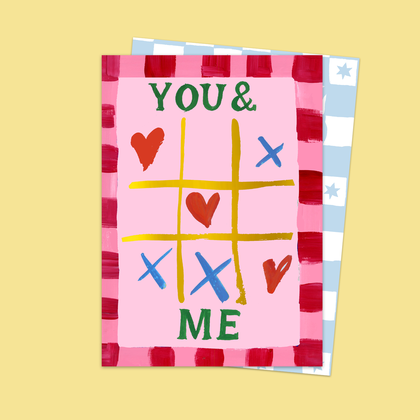 Jij & Ik Liefde & Kusjes Speelkaart