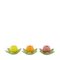 Small porcelain flower candleholders