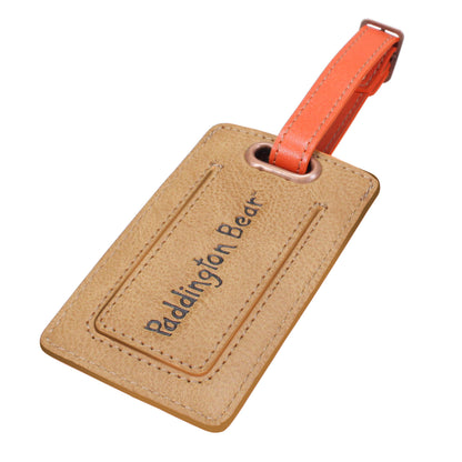 Luggage tag — Paddington Bear (please take care of this bear)