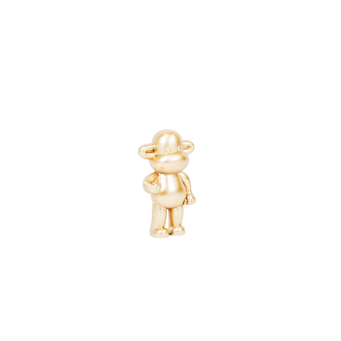 Decoratief ornament - Hangend apenbeeldje 'De Legende' - Polyresin - Goud - 33x21x50cm