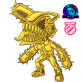 Gold Chrome Chainsaw Man