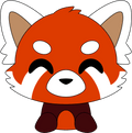 Peluche d'épaule Red Panda – 15,2 cm