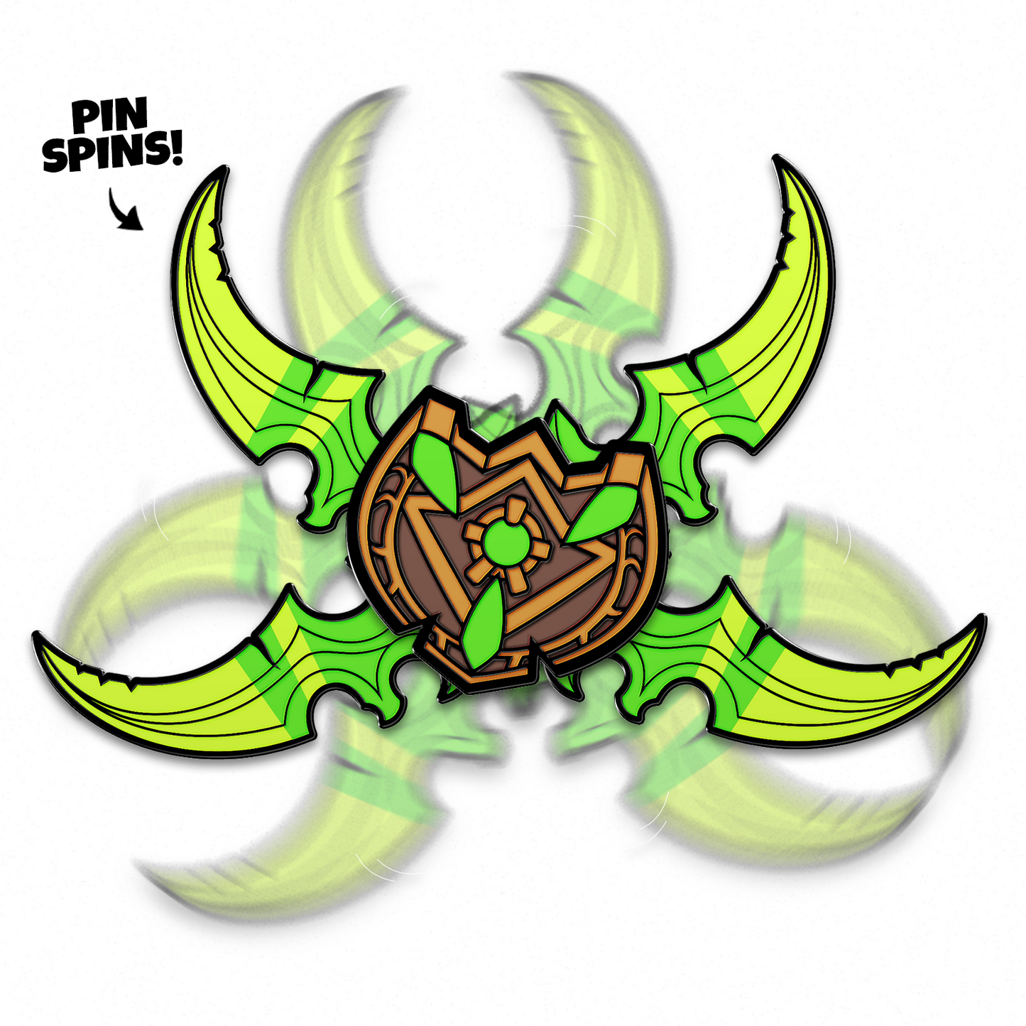 Illidan Stormrage's Warglaives Pin
