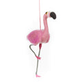Filz-Weihnachtsanhänger Frankie le Flamant Rose
