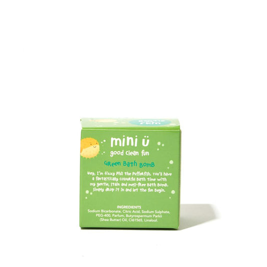 Green Effervescent Bath Bomb