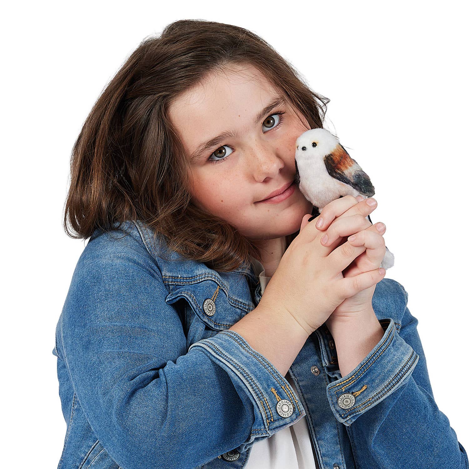 Marionnette à main Mini Mésange à longue queue / Mésange à longue queue 8018, (VE 3), Folkmanis Folkmanis réaliste