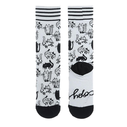 "Hello Cat" Cat Socks
