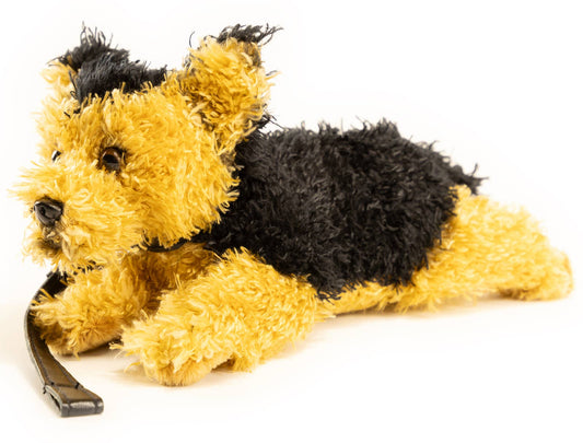 Yorkshire Terrier plush toy (with leash)