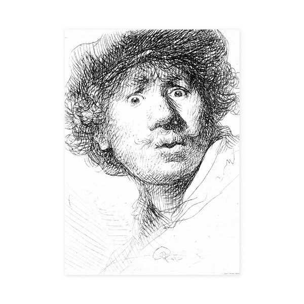 Dishcloth, Rembrandt, Curious Face