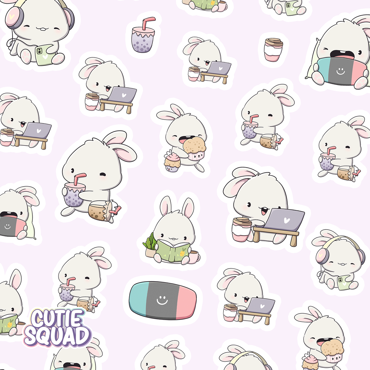 Cozy Bunny Sticker Sheets