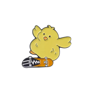 Skater Chick Pin