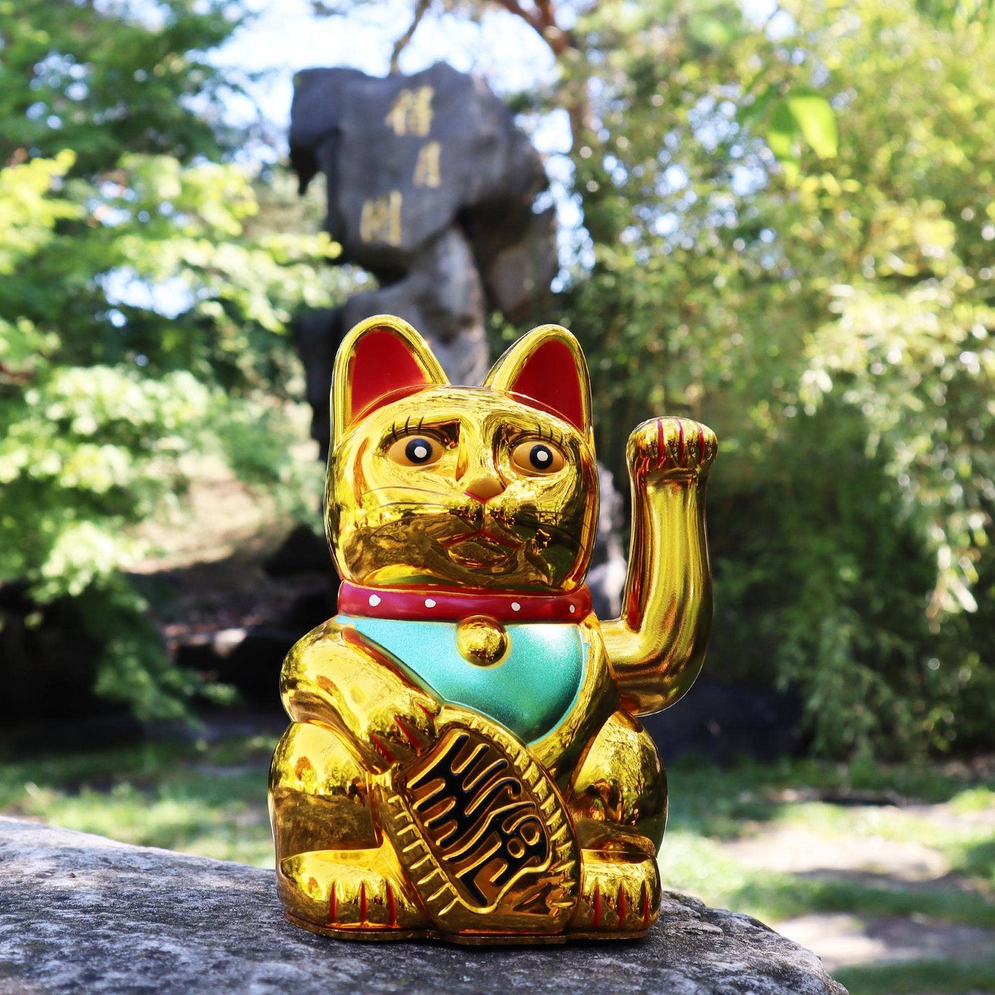 Lucky white cat 18cm