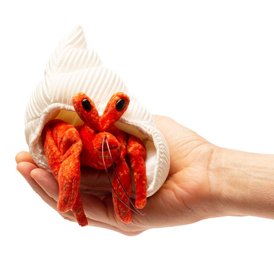 Hermit Crab Finger Puppet