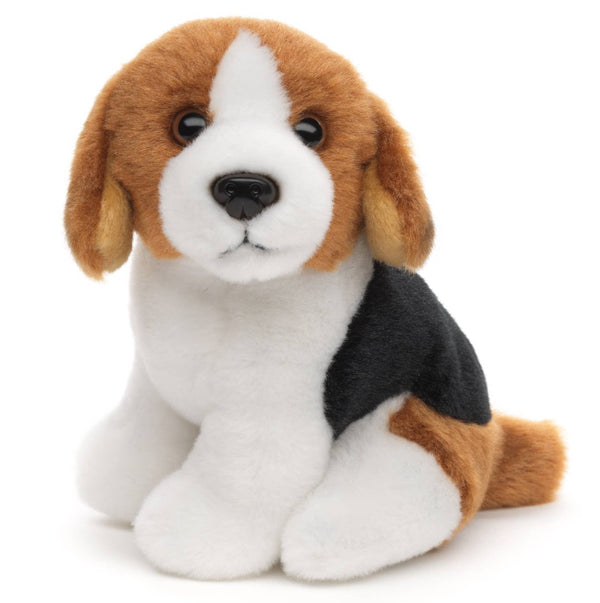 Peluche Beagle, assise, 12 cm (hauteur), peluche Uni Toys