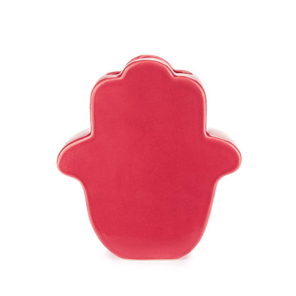 Red Lucky Hand Vase
