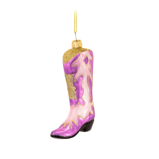 Cowboy boot shaped ball