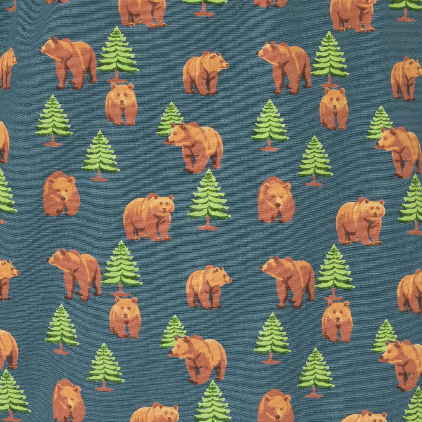 Boxer shorts in 100% organic cotton - Brown bear