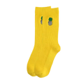 Geborduurde ananassokken