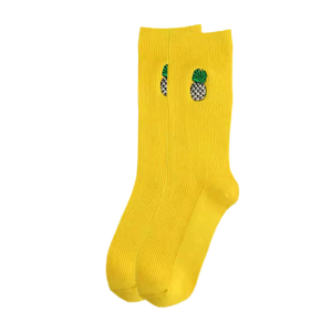 Chaussettes Ananas Brodée