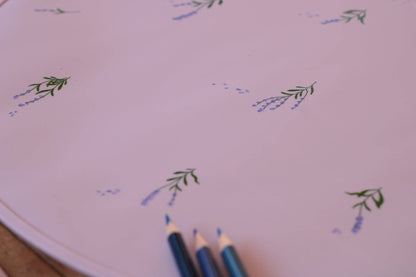 Lavendelkleurige siliconen placemat - Paars