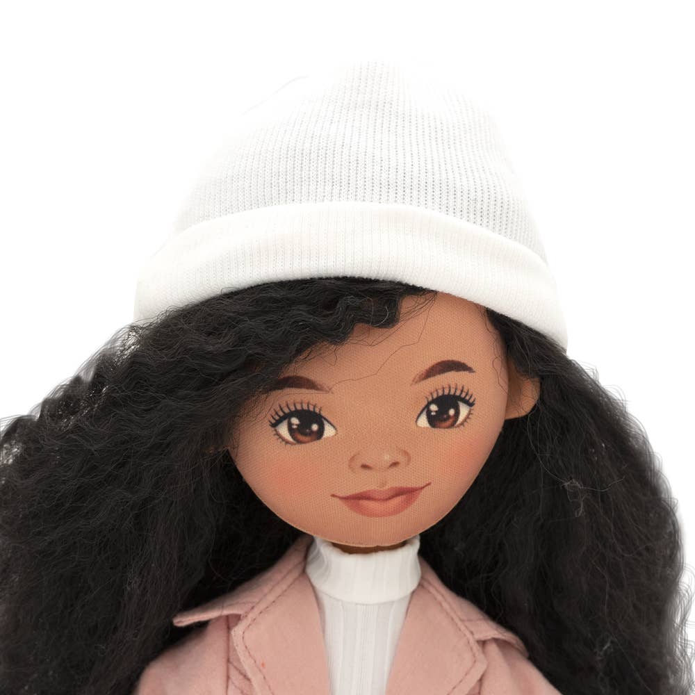 Tina doll with pink jacket, 32 cm