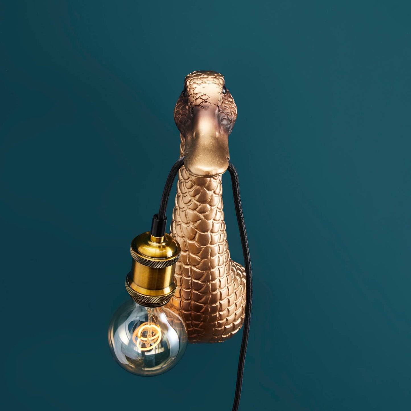 Duck wall light “Son of a Duck” Gold