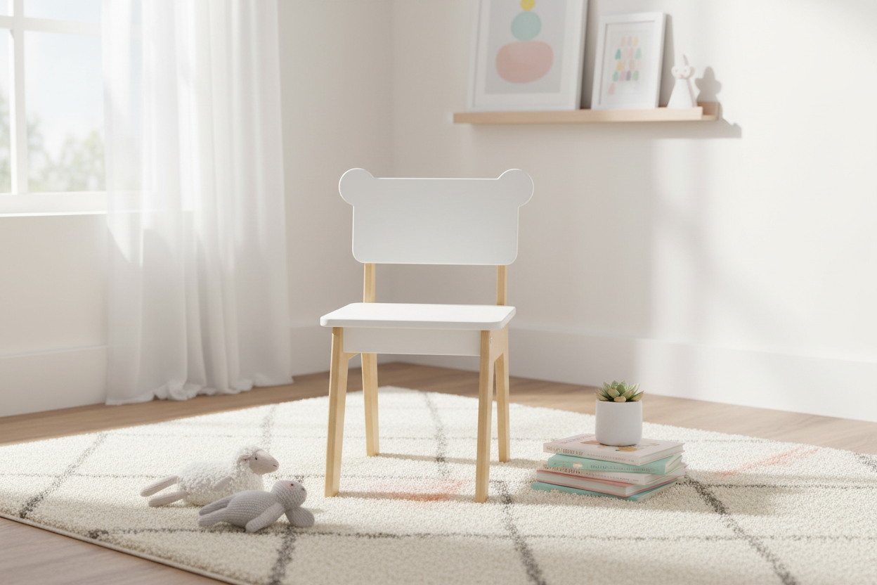 Children's Wooden Chair - Bear