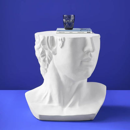 David side table, Magnesia White, 53 x 46 x 53 cm