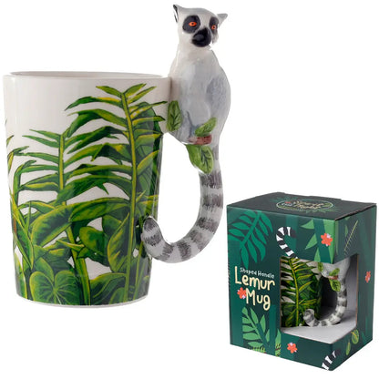 Lemur Mug with 3D Handle