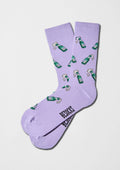 BeBeer Mauve - Chaussettes 100 % coton biologique