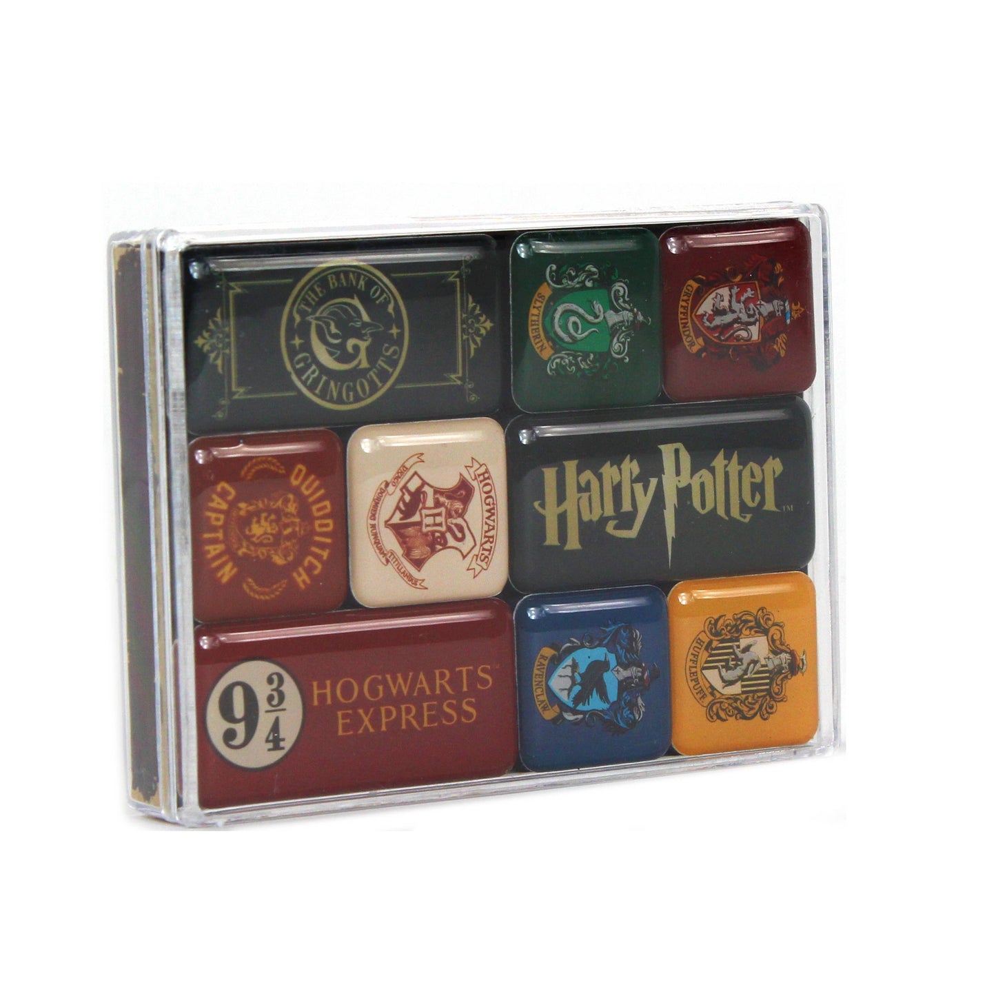 Set of 9 epoxy magnets - Harry Potter (Houses)