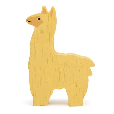 Tender Leaf Animaux: ANIMAL DE LA FERME/ALPAGA, en bois, 3+