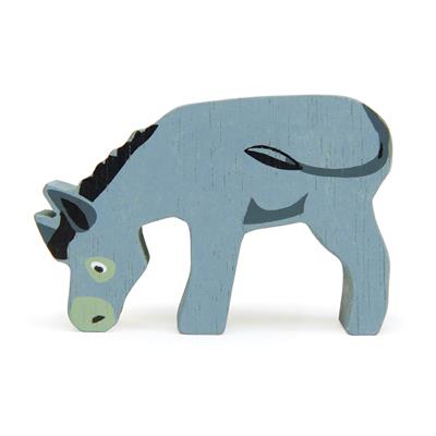 Tender Leaf Animaux: ANIMAL DE LA FERME/ÂNE, en bois, 3+