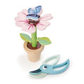 Pot de Fleurs Fleur et Papillon