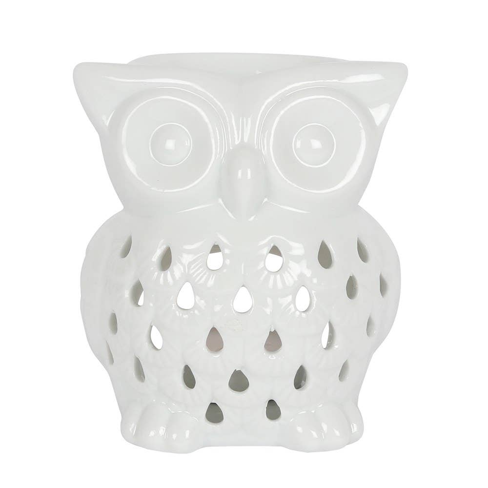 White Owls Oil Burner and Wax Warmer