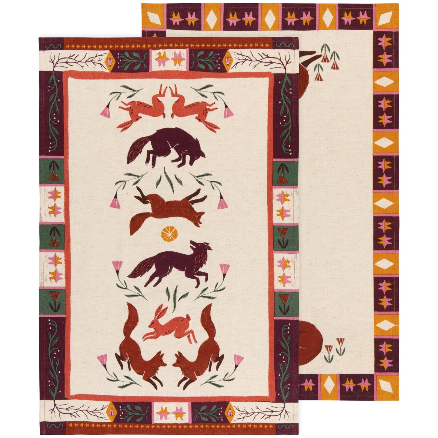 Set of 2 Danica Studio Folktale tea towels