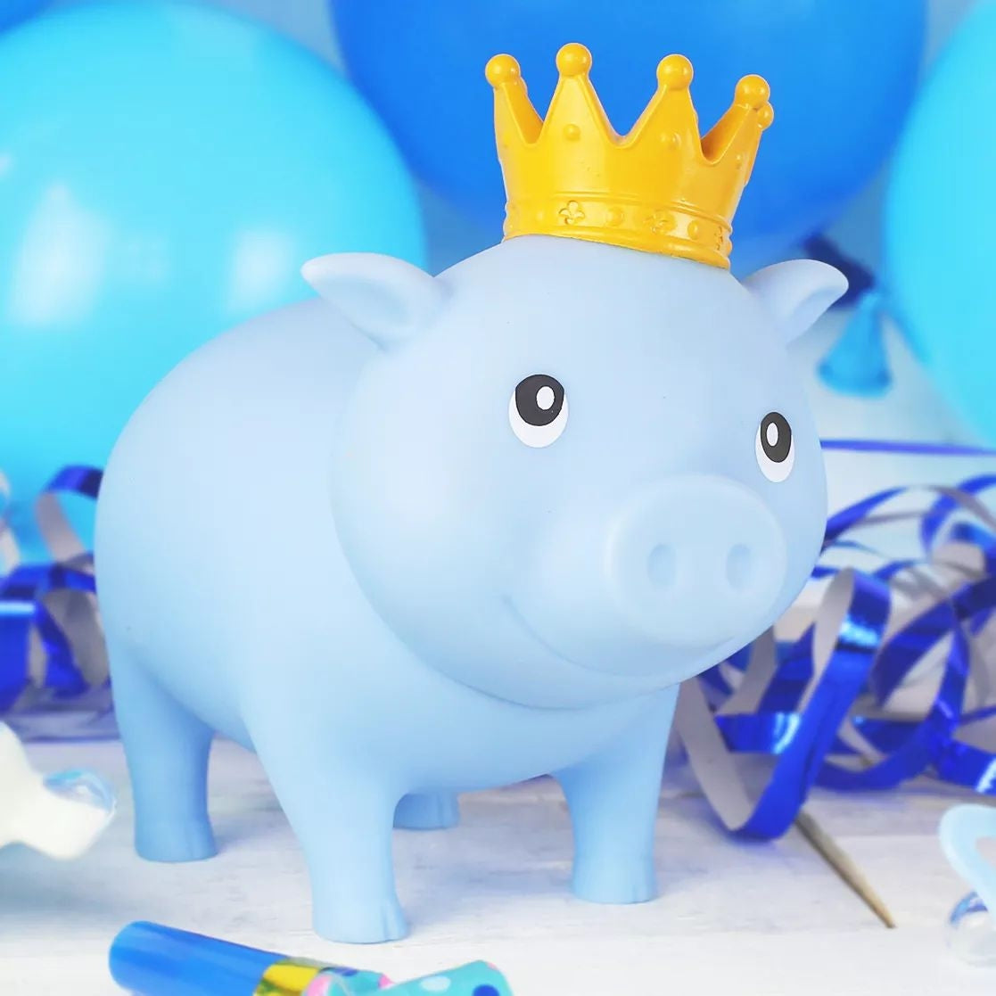 Tirelire Cochon Prince Bleu Lilalu 9005 – mise en situation