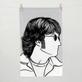 The Beatles theedoek met afbeelding van John Lennon