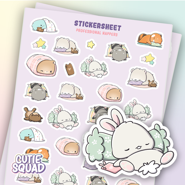 Professional Sleepers Sticker Sheets