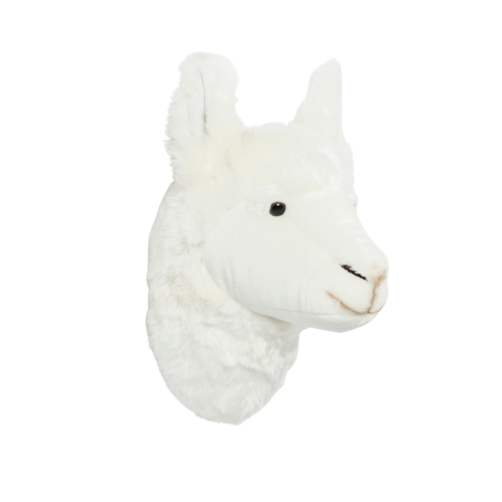 Plush Lily the Llama wall decor