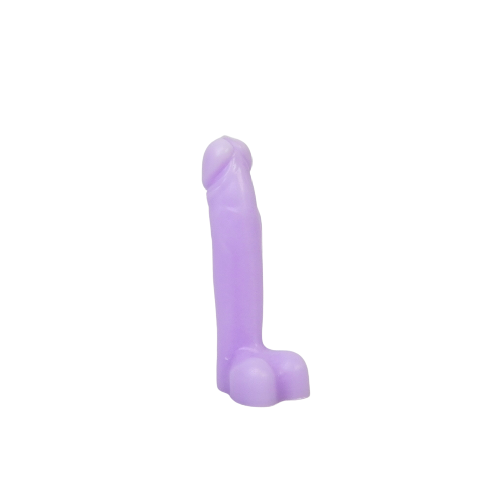 Bougie - Mèche - Cire - Lilas - 160grammes - 7x5,5x17cm