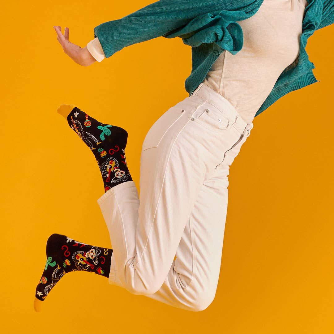 Unisex seamless cotton Mariachi socks