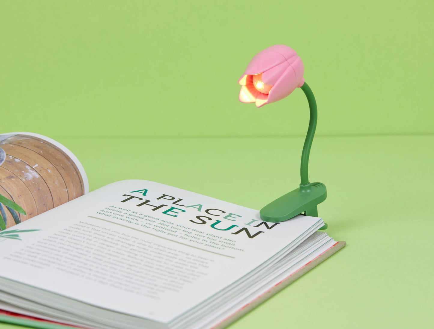 Pink Tulip Reading Light