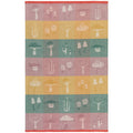 Jacquard theedoek met paddenstoelenmotief