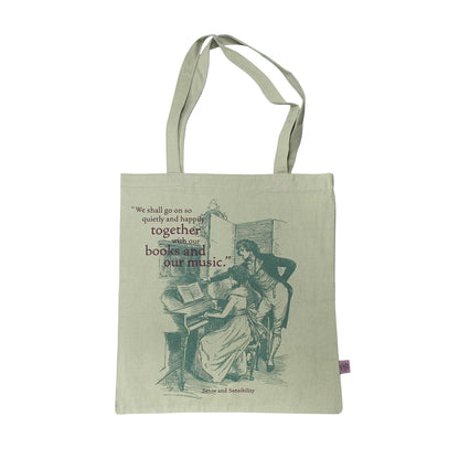 Shopper made from recycled cotton - Pulteney Press (Jane Austen)