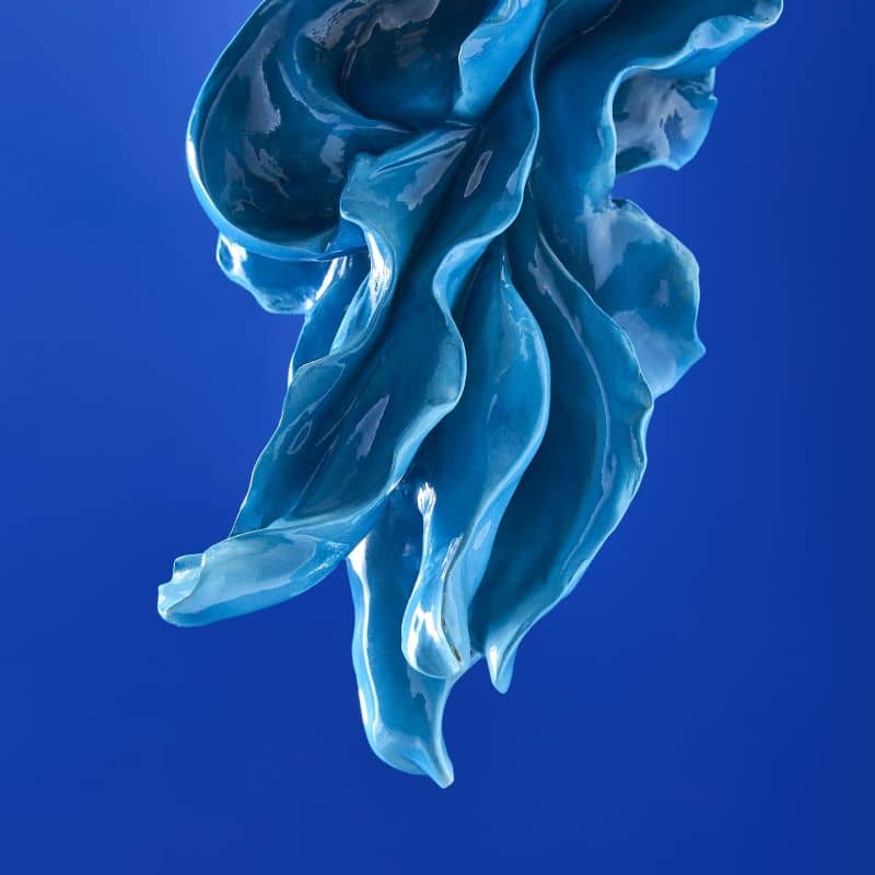 Plafonnier Méduse Ava, Bleu