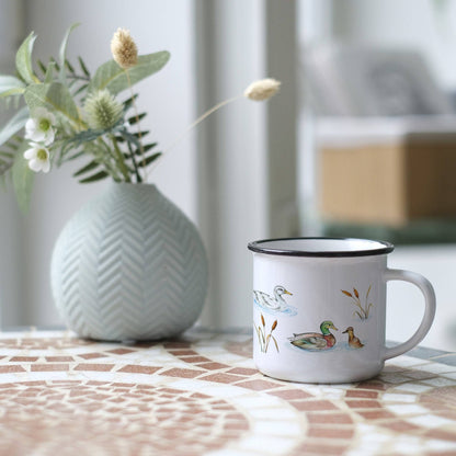 Keramische mok - Eendenvijver