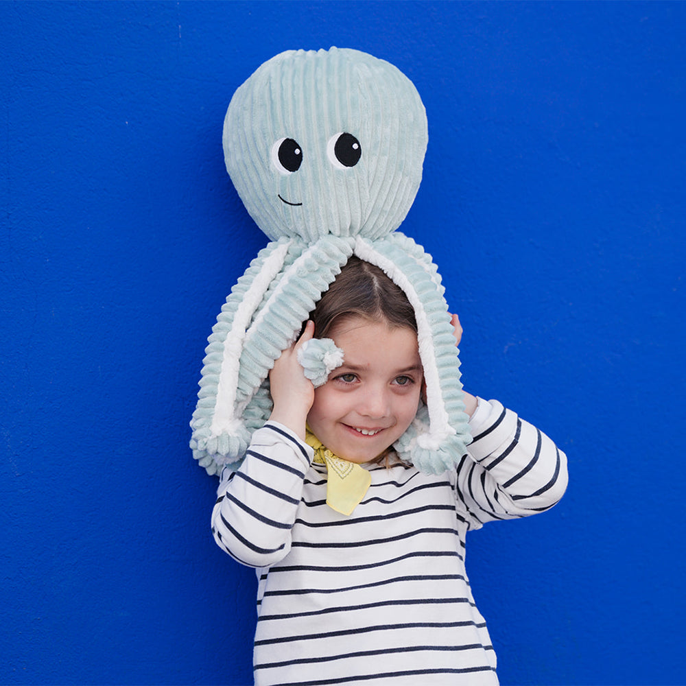 Peluche pieuvre Filou maman et son bébé rose – Les Ptipotos